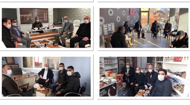 AK Parti esnafın nabzını tutuyor