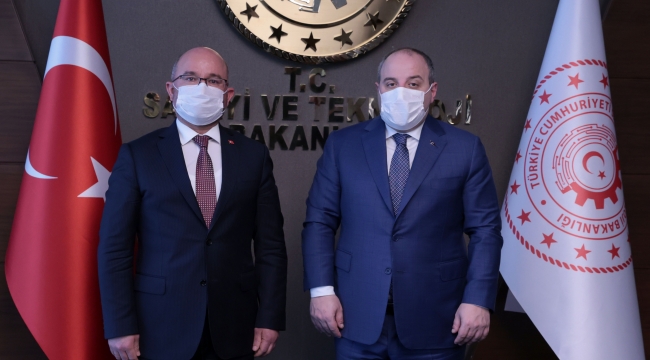 Bakan Varank, KOP Başkanı Şahin’i kabul etti