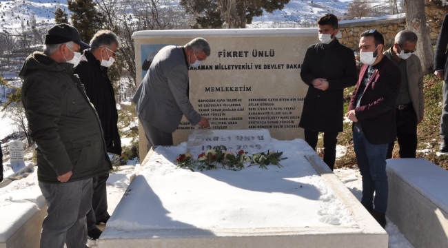 Fikret Ünlü mezarı başında anıldı