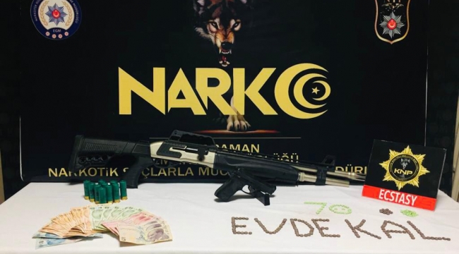 Karaman&#039;da uyuşturucu operasyonu