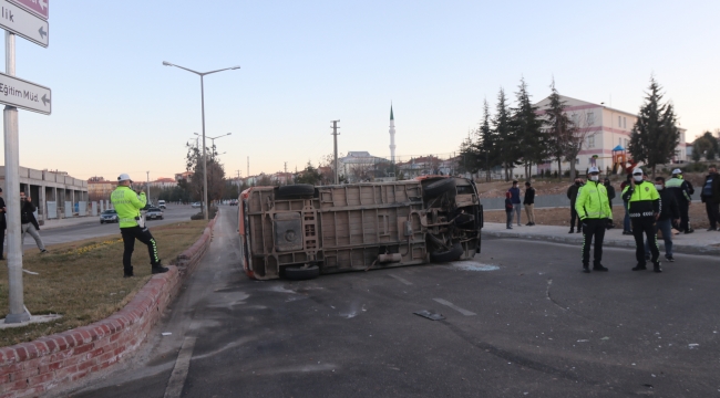 Karaman'da akıllara durgunluk veren kaza!