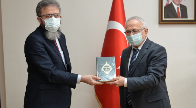 Müftü Ketenci'den Rektör Ak'a ziyaret 