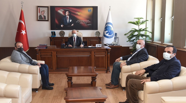 Ziraat Odası’ndan Rektör Namık Ak’a ziyaret