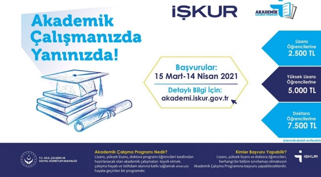 İŞKUR’dan öğrencilere akademik destek 