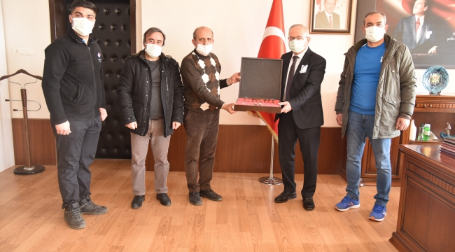 Karaman Satranç Federasyonundan Rektör Ak’a ziyaret