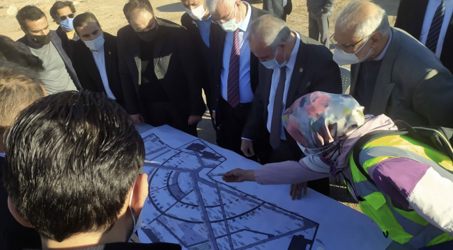 Millet Bahçesi Projesini incelediler