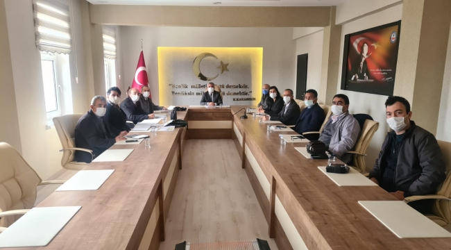 Değerlendirme toplantısı yapıldı