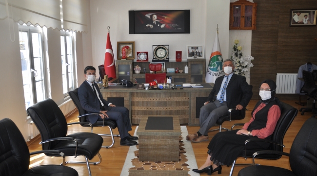 Kaymakamlardan Başkan Zorlu’ya ziyaret