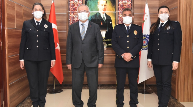 Rektör Ak'tan İl Emniyet Müdürü Taş'a ziyaret