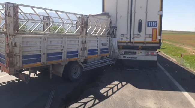 Karaman'da kahreden kaza!