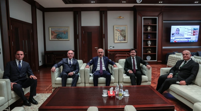 Bakan Elvan'a ziyaret