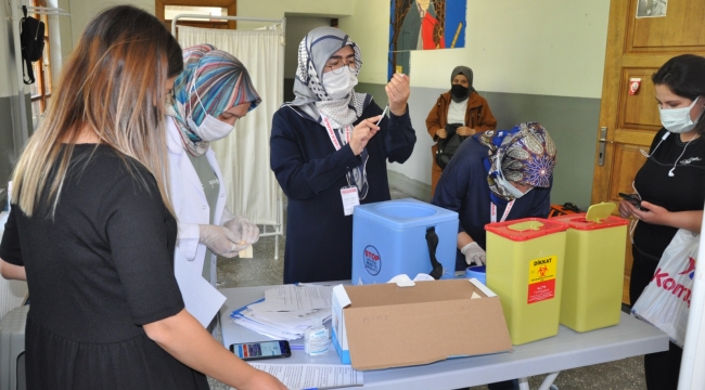 Karaman'da aşı seferberliği başladı