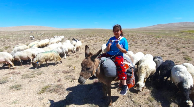 Koyun otlatırken Türkiye şampiyonluğuna