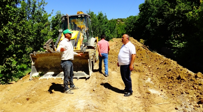 Başkan Arı çalışmaları yerinde inceledi