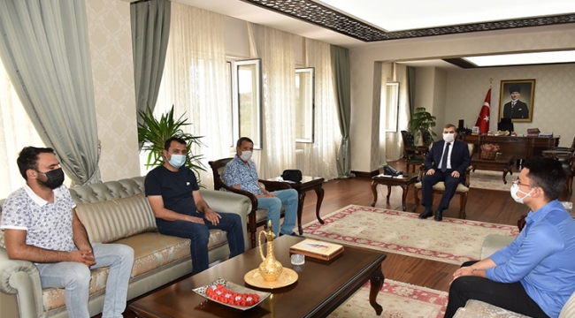 Başkan Oğuz&#039;dan Vali Işık&#039;a ziyaret