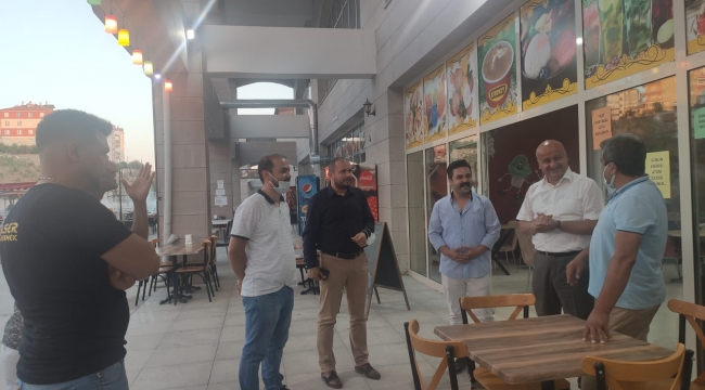 CHP heyetinden esnaf ziyareti