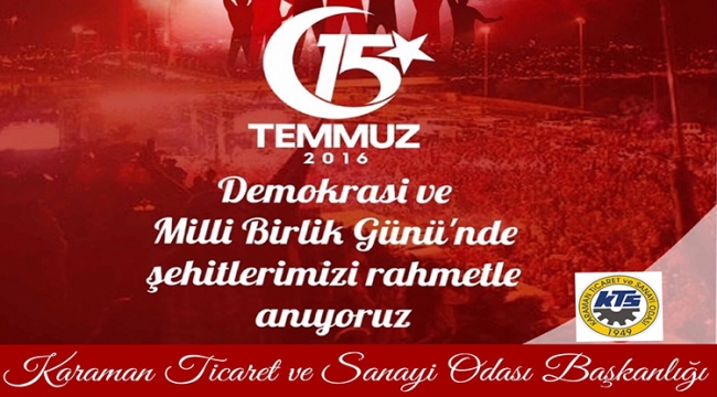 “Devletimizin ve milletimizin yanında olduk”