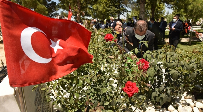 Karaman’da şehitlikler ziyaret edildi
