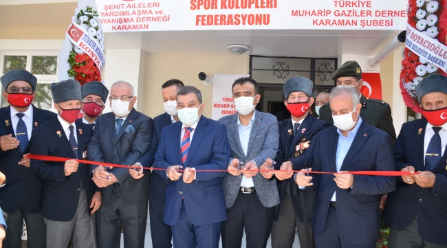 Türkiye Muharip Gaziler Derneği Karaman Şubesi açıldı