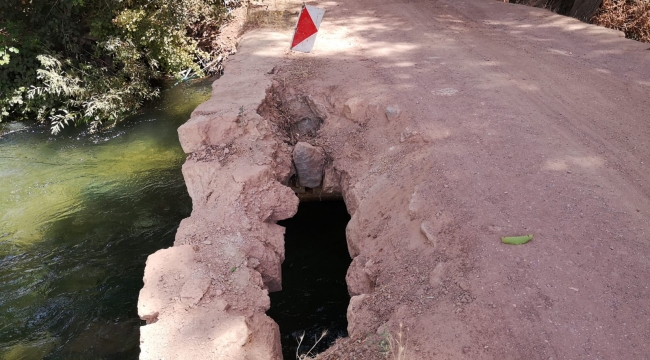 Karaman'da tehlikeli görüntü!
