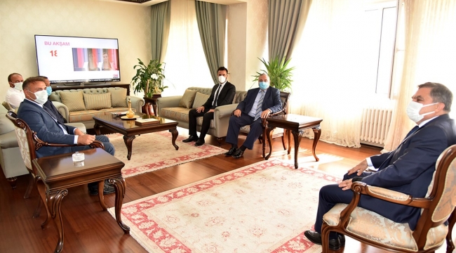 Kuraş Heyetinden Vali Işık’a ziyaret