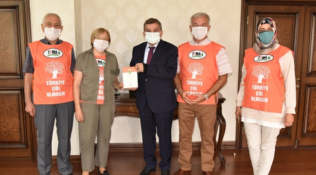 Tema Vakfından Vali Işık’a teşekkür mektubu