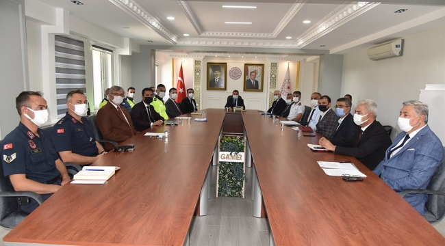 Trafik güvenliği toplantısı yapıldı 