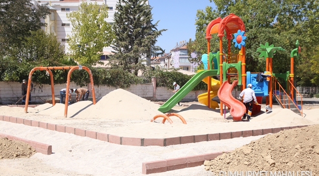 Yeni park yapım çalışmaları devam ediyor