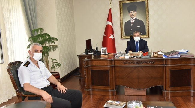 İl Jandarma Komutanı Çetinkaya’dan Vali Işık’a ziyaret