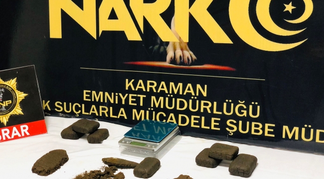 Karaman'da uyuşturucu operasyonu: 1 tutuklma!