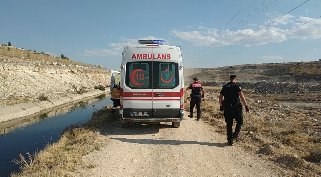 Sulama kanalına düşen Afgan çocuk boğuldu