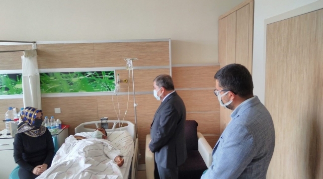 Vali Işık’tan geçmiş olsun ziyareti