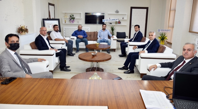 Vekil Şeker’den, İl Müdürü Çalışkan'a ziyaret 