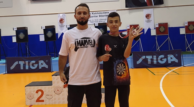 Dartta Karaman’a Türkiye üçüncülüğü