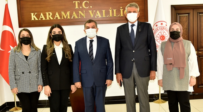 Karaman YEDAM’dan Vali Işık’a ziyaret