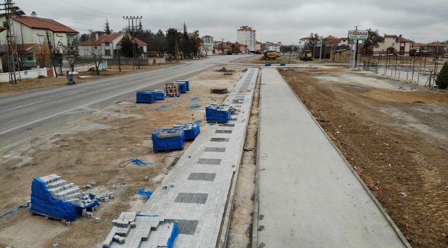 Sağlıklı yol çalışmaları hızla devam ediyor