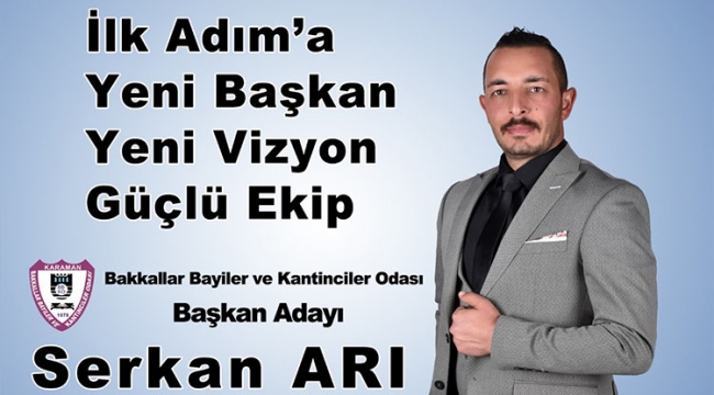 Serkan Arı adaylığını açıkladı