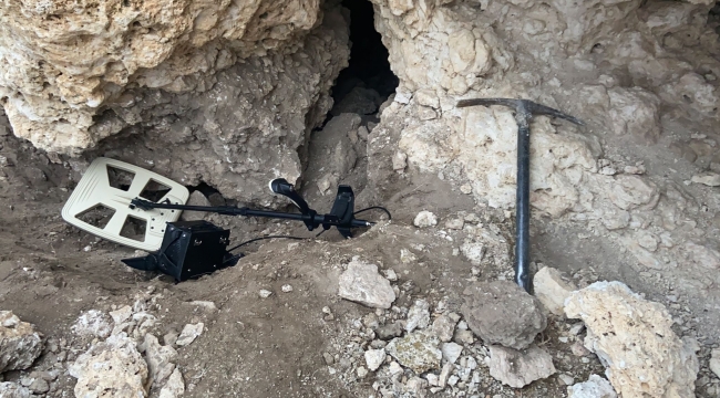 İzinsiz kazı yapan 5 şüpheli yakalandı