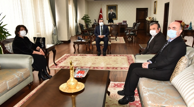 Gümrük Müdürlüğü heyetinden Vali Işık'a ziyaret