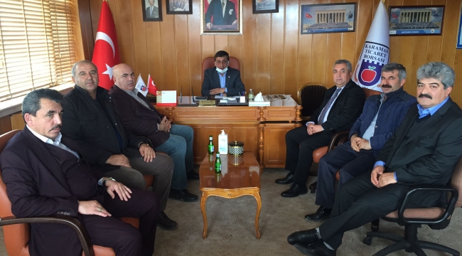 Ticaret Borsasına taziye ziyareti