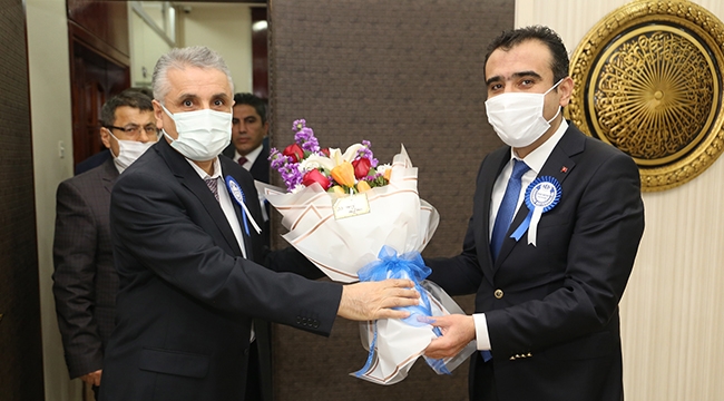 Başkan Kalaycı&#039;ya ziyaret