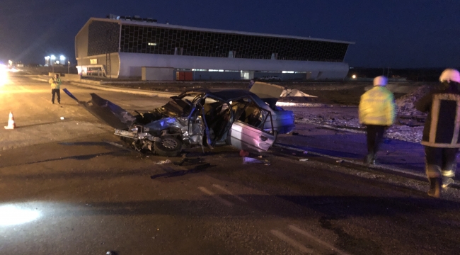 Karaman'da kahreden kaza!