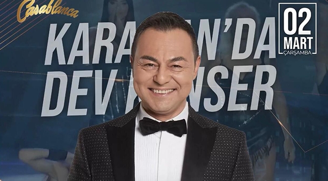 Serdar Ortaç Karaman'da sahne alacak