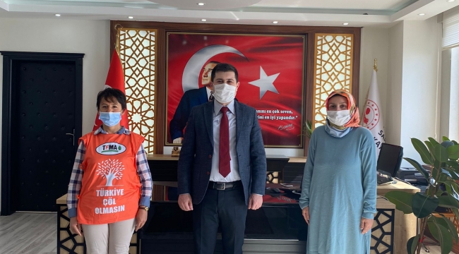 Tema'dan Kaymakam Bircan'a ziyaret