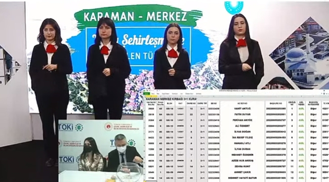 İşte isim isim TOKİ Kura sonuçları!