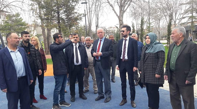 Çağlayan Millet Bahçesini inceledi