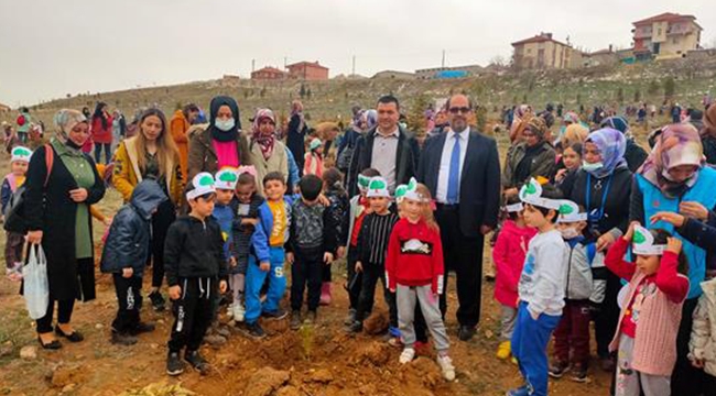 "Fidanımla Büyüyorum" etkinliği yapıldı