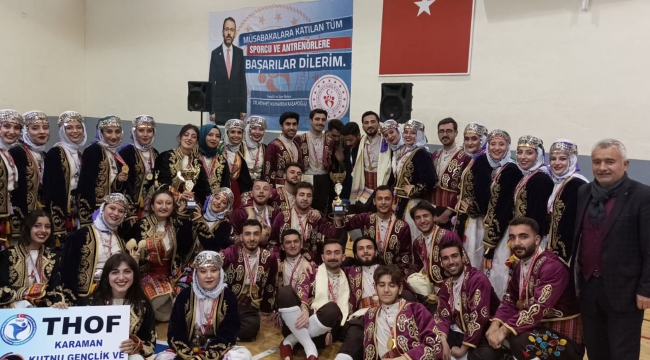 Halk Oyunları Ekibinden Büyük Başarı