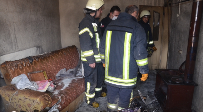 Karaman'da korkutan yangın