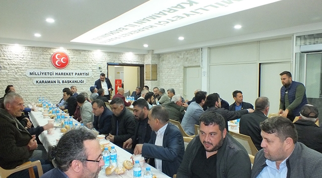 MHP Muhtarlarla iftarda buluştu